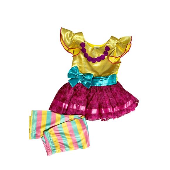 Disney Fancy Nancy Costume Set (3-Piece) – Size 5/6 (Up to 116 cm) - Picture 1 of 8